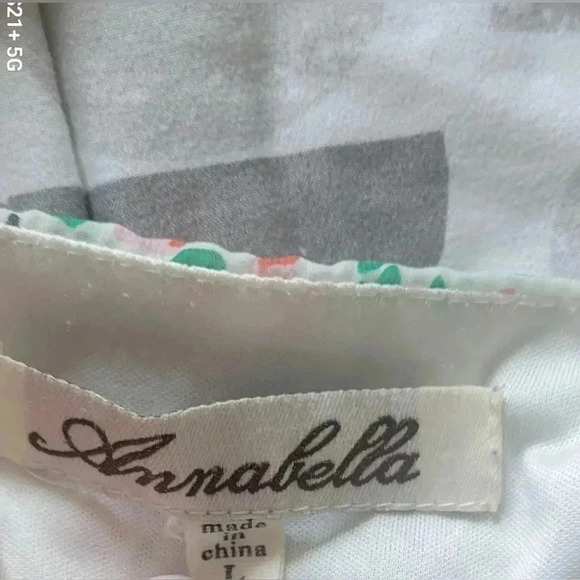 Annabella Confetti Splashed Cross Front Mini dress Size Large - Picture 10 of 10